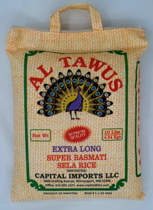 AL TAWUS SUPER BASMATI SELA RICE - EXTRA LONG