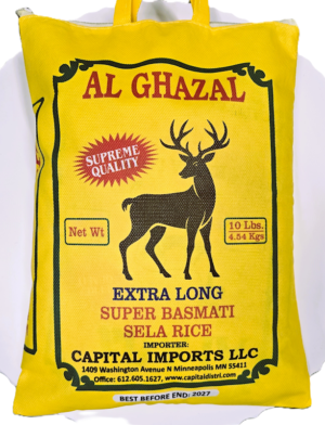 AL GHAZAL SUPER BASMATI SELA RICE - EXTRA LONG - 10 LBS