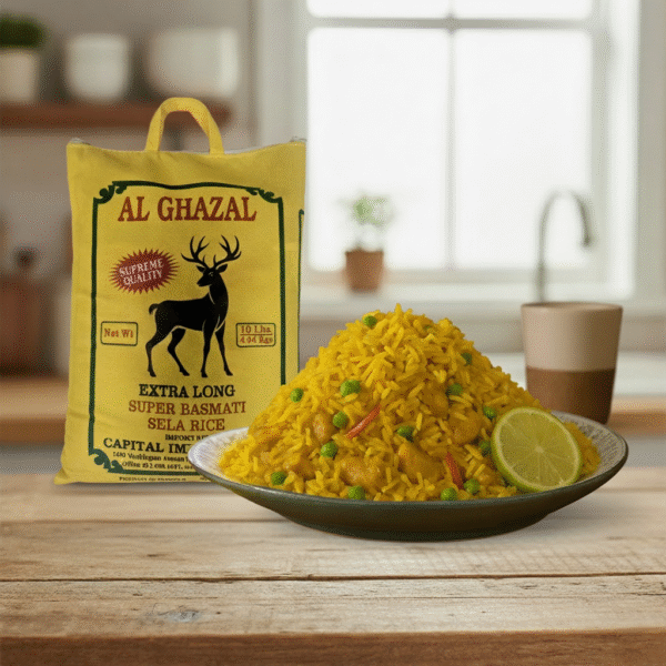Chicken Fried Rice made with Al Ghazal Basmati Rice