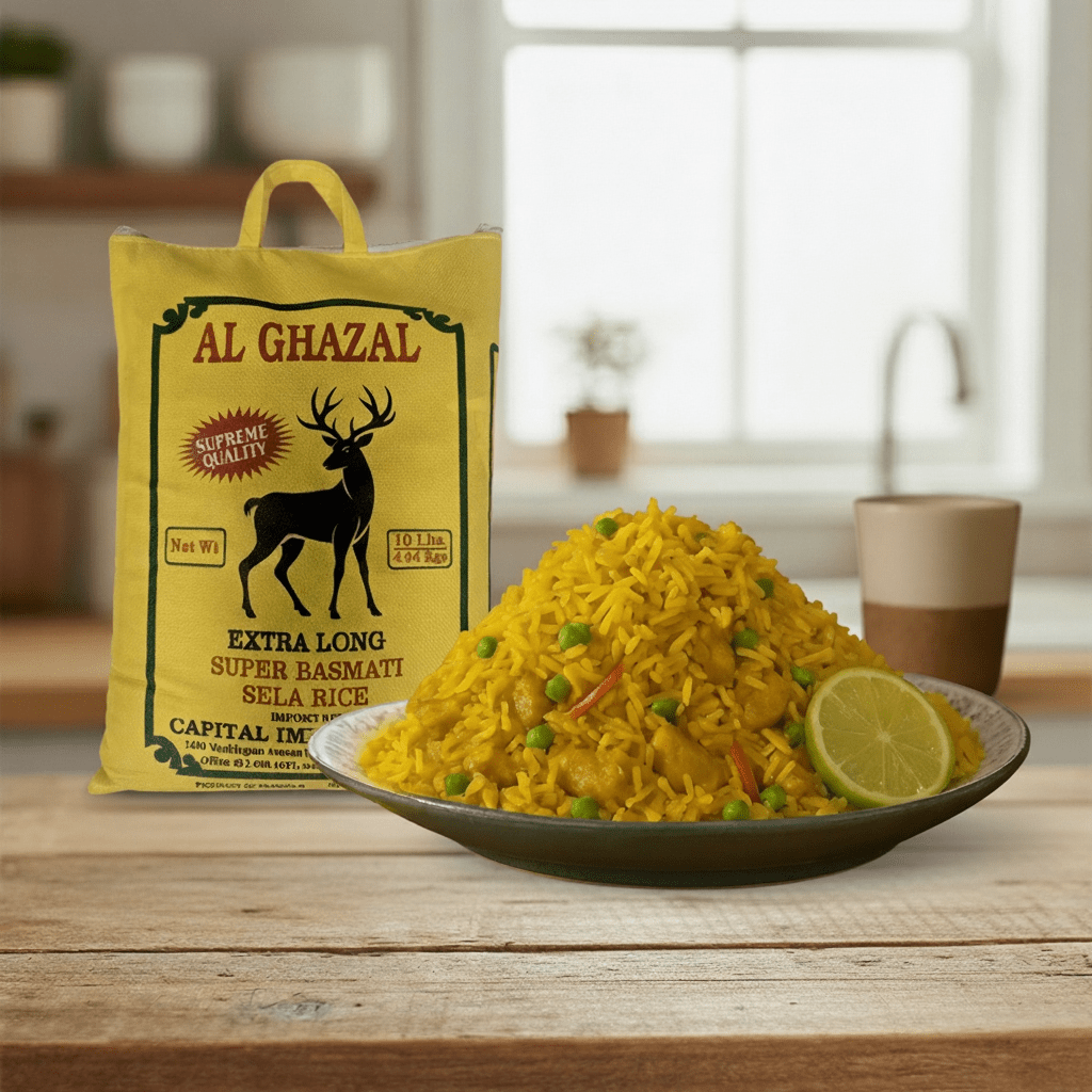 Chicken Fried Rice made with Al Ghazal Basmati Rice