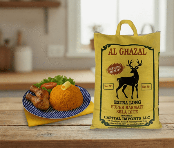 Delicious Jolof Rice made with Al Ghazal Premium Rice